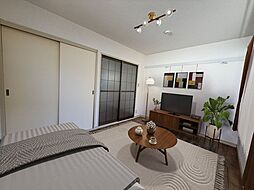 クリスタルハウスＤ棟 201 2階1Kのリビング/ダイニング