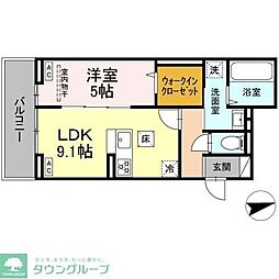間取図画像 1LDK
