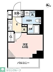 MAXIV横浜吉野町NORTH 1Kの間取図画像