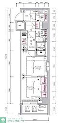 SYFORME SHINKOYASU 2Kの間取図画像