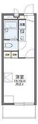 レオパレス小向さいわい 1Kの間取図画像