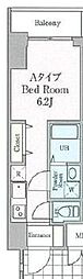 DormouseNeo ワンルームの間取図画像