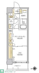 グレーシアフィット羽沢横浜国大 1DKの間取図画像