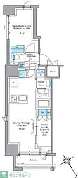 ルフォンプログレ横浜関内 2LDKの間取図画像