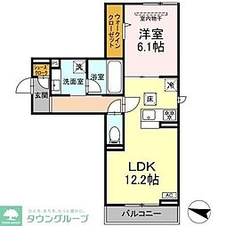 OGI 1LDKの間取図画像