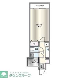 パワーハウスBS 1Kの間取図画像