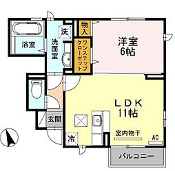 間取図画像 1LDK