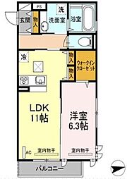 間取図画像 1LDK