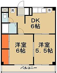 間取図画像 2DK