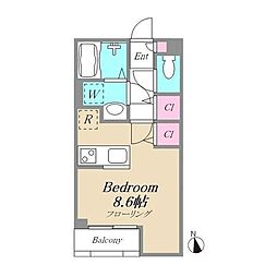 間取図画像 ワンルーム