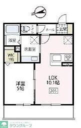 NO-SALUCE 1LDKの間取図画像