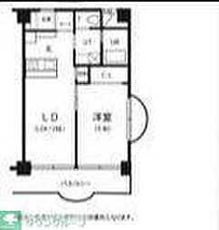 アヴァンティー21 1LDKの間取図画像