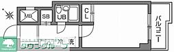 ビエント宮崎台 1Kの間取図画像