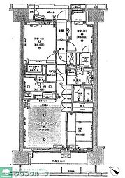 JR京浜東北・根岸線 大船駅 徒歩7分の賃貸マンション 12階3LDKの間取り