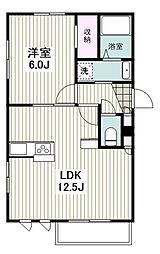 グランメゾン藏 1LDKの間取図画像