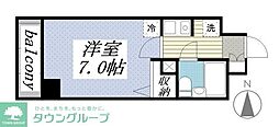 サニークレスト湘南平塚 1Kの間取図画像