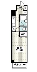 藤ビル 1Kの間取図画像