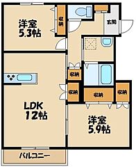 物件の間取り