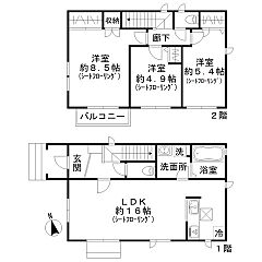 物件の間取り