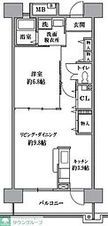 西武池袋線 清瀬駅 徒歩7分の賃貸マンション 7階1LDKの間取り