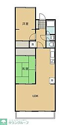 ライオンズマンション仏子三号棟 3LDKの間取図画像