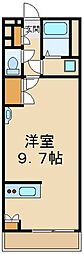 レオネクストヴィーブル3 ワンルームの間取図画像