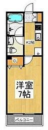 J'zcourt 1Kの間取図画像