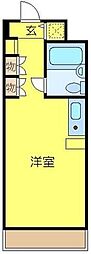 アーク狭山No.1 ワンルームの間取図画像