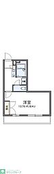 レオパレスマルヨ2 1Kの間取図画像