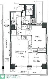 アンビシャスプラザ朝霞台 2LDKの間取図画像