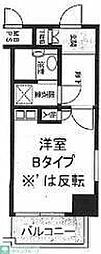 エミネンス東村山 ワンルームの間取図画像