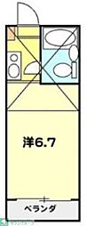 アレックス・朝霞台 ワンルームの間取図画像