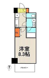 アーバネックス清澄白河II　ＥＡＳＴ棟 5階1Kの間取り
