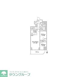 ASMACI  MAISON両国II 2LDKの間取図画像