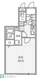 THE PALMS大島 1Kの間取図画像