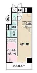 フレアF ワンルームの間取図画像