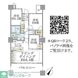 ブリリア有明スカイタワー 3LDKの間取図画像