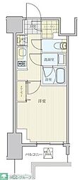 リビオメゾン南砂町 1Kの間取図画像