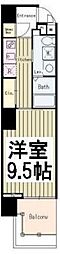 BONHEUR門前仲町 1Kの間取図画像