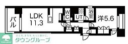 SEASONFLATS押上SOUTH 1LDKの間取図画像