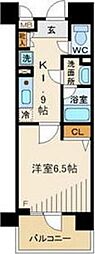 プライムアーバン錦糸公園 1Kの間取図画像