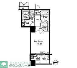 ParkAxis元浅草STAGE 1Kの間取図画像