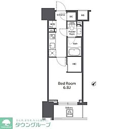コンフォリア東陽町 1Kの間取図画像