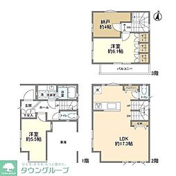 Kolet綾瀬#13 1階2SLDKの間取り