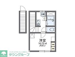 レオパレスＳＴＯＮＥ　ＤＯＲＦ 2階1Kの間取り