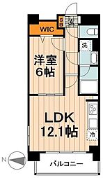 elan.de.AK 4階1LDKの間取り