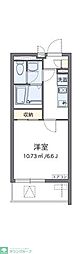 クレイノクレージュ柳原 1階1Kの間取り