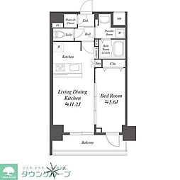 プレサンスブルーム浅草Ｎｏｒｔｈ 7階1LDKの間取り