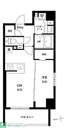 アーバンパーク綾瀬WEST 1LDKの間取図画像