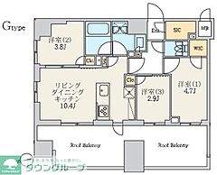 物件の間取り